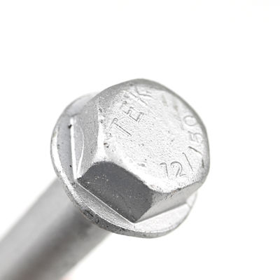 Τ/Τ Χρονοδιάγραμμα πληρωμής 150mm ZINC Finish Hex M12 Στροφές σκυροδέματος για αγκυροβολία τοιχοποιίας
