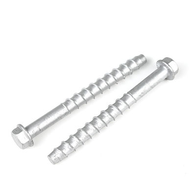 Τ/Τ Χρονοδιάγραμμα πληρωμής 150mm ZINC Finish Hex M12 Στροφές σκυροδέματος για αγκυροβολία τοιχοποιίας