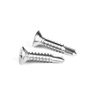 Χάλυβα από ανοξείδωτο χάλυβα Phillips Flat Head Self Drilling Screws Parafuso Auto Brocante Προσαρμοσμένο