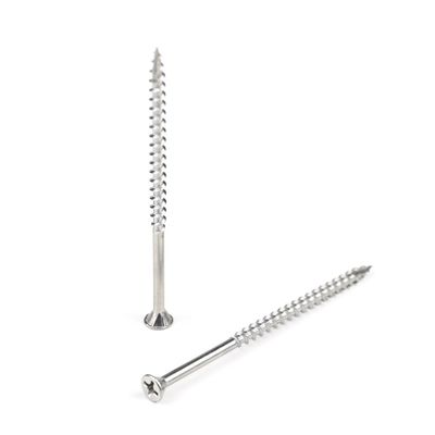 Πρότυπο ISO 3 ιντσών Phillips Chipboard Flat Head Anti Slip Self Tapping Screw για το Decking