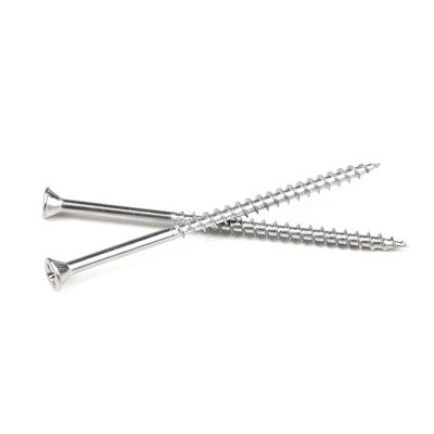 Πρότυπο ISO 3 ιντσών Phillips Chipboard Flat Head Anti Slip Self Tapping Screw για το Decking