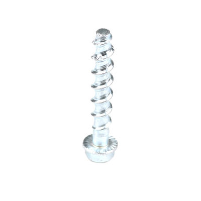 Ατσάλι άνθρακα Ζιγκένιο επιχρίστωση φλάντζη Hex σκουπίδια σκυρόδεμα άγκυρα M8 60mm Στροφές μασονιού βρόγχοι