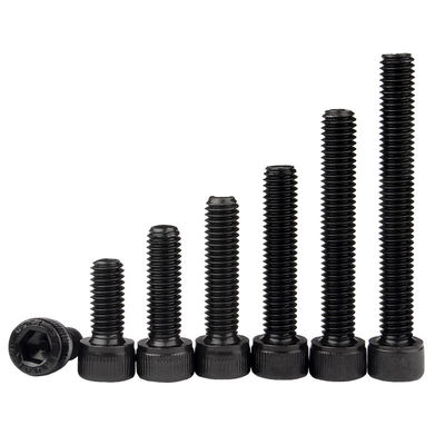 DIN 912 Black Oxide Fillister Socket Hex Bolt 12.9 βαθμού