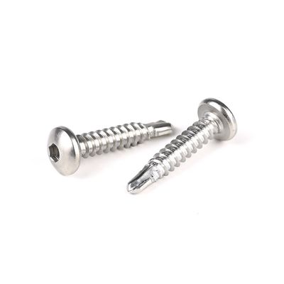 Προσαρμοσμένο από ανοξείδωτο χάλυβα Hex Socket Pan Head Self Drilling Screw για τα πρότυπά σας
