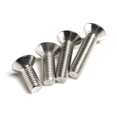Καθαρή DIN7991 A2-70 επίπεδη αντισυμβολή Ss304 Hex Socket Full Threaded Bolt M8 M10