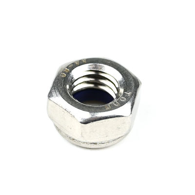 100% QC δοκιμασμένο από ανοξείδωτο χάλυβα Din985 Hexagon Nylon Insert Self Lock Nuts για συντήρηση οχημάτων