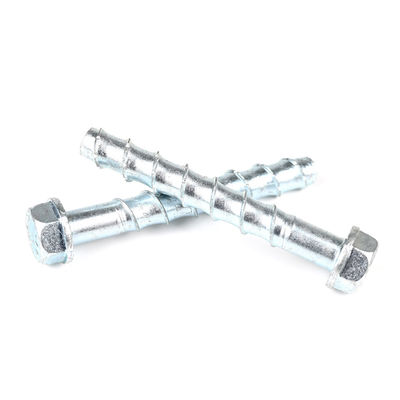 100% QC δοκιμασμένο M16 125mm Χάλυβα άνθρακα Έξαγωνος μπουλόνι Ζινκ επιχρισμένος αυτοτρυπτικές άγκυρες