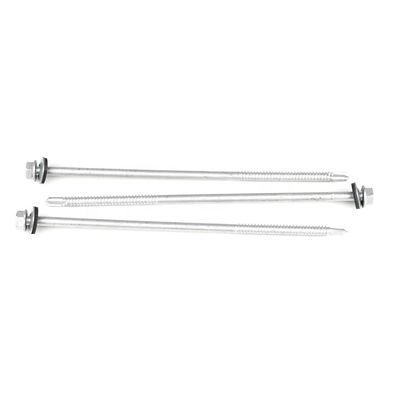 Ss410 Hex Washer Head Self Drilling Screw με EPDM Washer 6.3x180mm και επικαλυμμένη με ψευδάργυρο