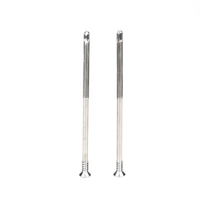 125 mm Tek βίδες μερικής κλωστής επίπεδης κεφαλής Phillips αυτοτρυπτική βίδα για επίπεδα κρεβάτια