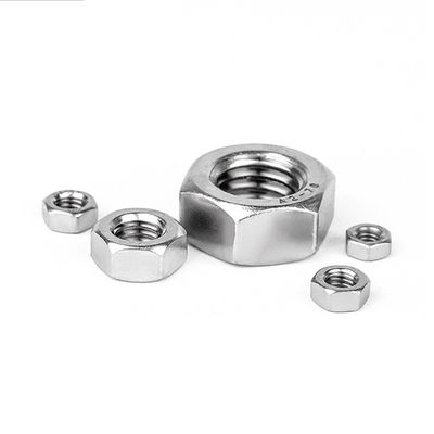 Ss304 Hex Head Nut από ανοξείδωτο χάλυβα ANSIB18.2.2 Τάξη 4.8 Αμμοσφαιρίδιο για βαριές εφαρμογές