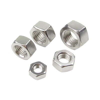 100% QC Δοκιμασμένο DIN934 Hex Nut A2 70 Stainless Steel 304 Nut M2-M30 για προσαρμογή