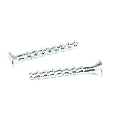 M8 80mm Ζινκ Επεξεργασία Countersunk Hex Socket Head Bolt για το σκυρόδεμα προσαρμοσμένη υποστήριξη