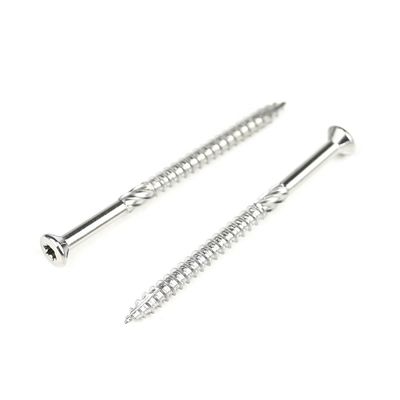 60 mm Torx Drive Ζινκ Finish Chipboard βίδες για την κατασκευή ξύλου στο πρότυπο ISO