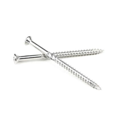 60 mm Torx Drive Ζινκ Finish Chipboard βίδες για την κατασκευή ξύλου στο πρότυπο ISO
