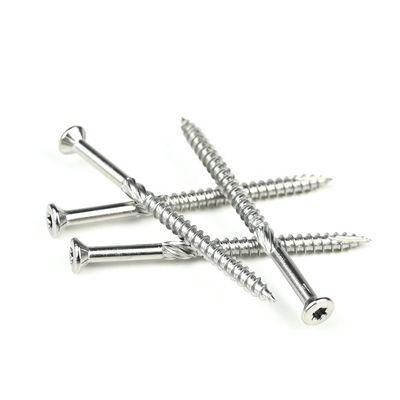 60 mm Torx Drive Ζινκ Finish Chipboard βίδες για την κατασκευή ξύλου στο πρότυπο ISO