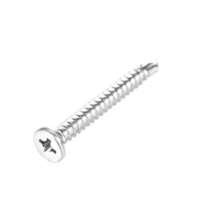 Πάνω Ss410 Phillips Cross Recess Csk Flat Head Ατσάλινες αυτοτρυπτικές βίδες