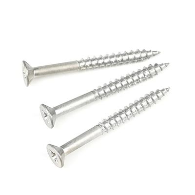 60mm Pozidriv 316 ατσάλινο βίδα καταστρώματος για ξύλινο τοίχο διαχωριστικό υλικό