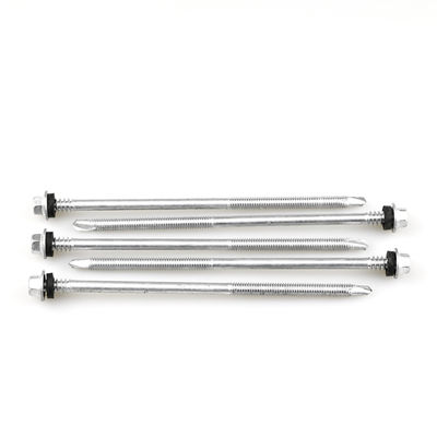 Κεφαλάκι ποτηριού από ανοξείδωτο χάλυβα Bimetal Hex Flange αυτοτρυπάνιση Tapping βίδες με πλυντήριο Epdm