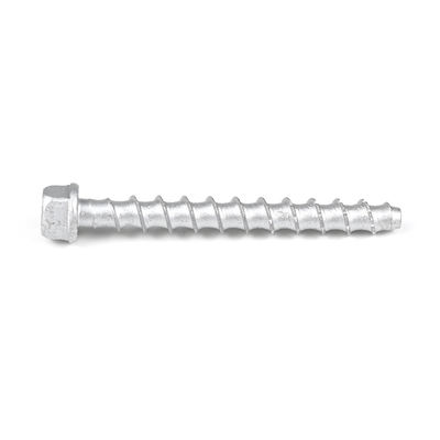 75mm M6 Χάλυβα άνθρακα Hex Head Masonry Bolt Screw Self Beton Anchor για εγκατάσταση