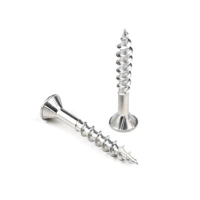Ατσάλι από ανοξείδωτο χάλυβα 304 25 mm Phillips Flat Head Wood Chipboard Screw για ακριβή στερέωση