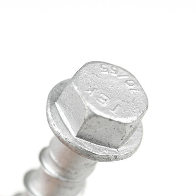 M10 65mm Metric Carbon Steel Hex Anchor Beton Bolt για ανελκυστήρα Πολυουρεθάνιο