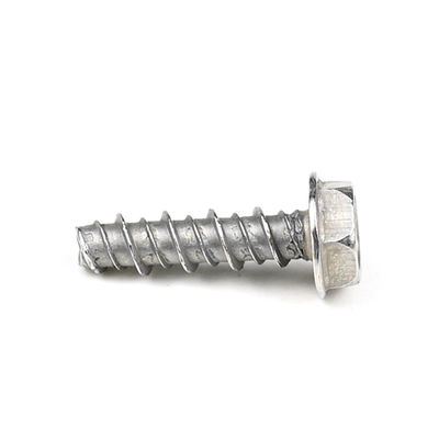 Ανθεκτικός ανοξείδωτος χάλυβας 410 Hex Head High Low Thread Metal Drywall Screws ξύλινα στρογγυλά