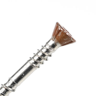 Καθαρό φινίρισμα από ανοξείδωτο χάλυβα Countersunk Torx Head Διπλό νήμα ξυλοπετρώματος βίδα για την επισκευή