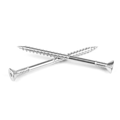 100 mm από ανοξείδωτο χάλυβα διπλή νήμα Countersunk Torx Head ξυλοπετρακιδωτή