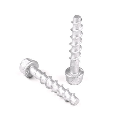 Γρήγορη εγκατάσταση M6 45mm Carbon Steel Drilling Self Anchor Bolt με HEX Head Style