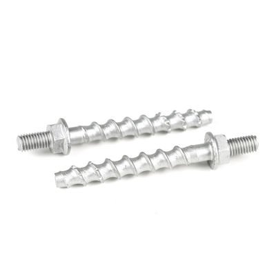 ΖΙΝΚΑΤΙΚΗ Τελεία από ανοξείδωτο χάλυβα Hex Flange M8 70mm Άγκυρα Στροφή Στροφή Σιδηρουργική Στροφή Αμινοξείδιο Στρογγυλοί Para Hormigon