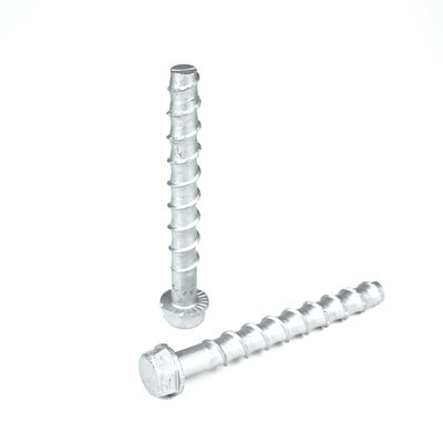 Χάλυβα από ανοξείδωτο χάλυβα Hex Head Masonry Beton Anchors Bolts Screws για υποστήριξη τροφοδοσίας ρεύματος