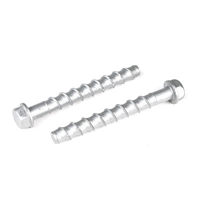 Χάλυβα από ανοξείδωτο χάλυβα Hex Head Masonry Beton Anchors Bolts Screws για υποστήριξη τροφοδοσίας ρεύματος
