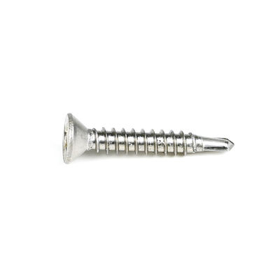 Ατσάλι Phillips Cross Recess Countersunk Flat Head Self Drilling Screw για τη στερέωση μετάλλων