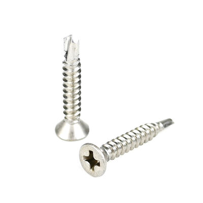 Ατσάλι Phillips Cross Recess Countersunk Flat Head Self Drilling Screw για τη στερέωση μετάλλων