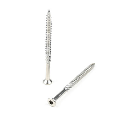 410 Στροφές ξύλου από ανοξείδωτο χάλυβα 60 mm Torx Countersunk για ξύλινη βεράντα TYPE 17