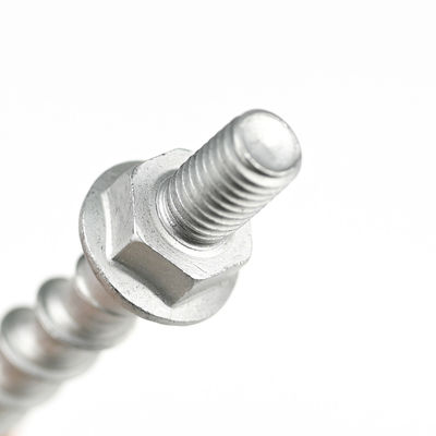 Ατσάλι 410 Hex Flange Masonry Screw Anchor Bolt για σκυρόδεμα Προσαρμόσιμο και ευέλικτο