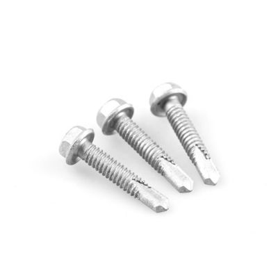 Μετρική A2 Hex Head Self Drilling Screws Σφραγιστικά για ανθεκτικά στη σκουριά εξωτερικά St4.8x25