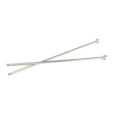 ΖΙΝΚΑΤΙΚΟ Τελειοποίηση 6.3x230mm Διπλό νήμα Phillips Cross Recess Hex Washer Αυτοτρυπτική βίδα