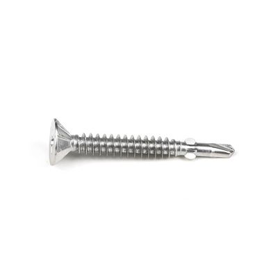 Μετρικό DIN Standard Tek 5 Carbon Steel Truss Head Phillips με πτέρυγα αυτοτρυπών βιδών προσαρμοσμένα