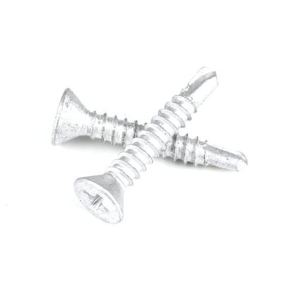 Ruspert Flat Head Phillips Self Drilling Screw 100% QC Δοκιμασμένη για κατασκευή ξύλου