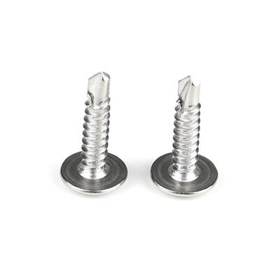 Μαύρο από ανοξείδωτο χάλυβα Phillips Wafer Head Self Drilling Screws Tornillos Acero Inoxidable