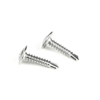 Μαύρο από ανοξείδωτο χάλυβα Phillips Wafer Head Self Drilling Screws Tornillos Acero Inoxidable