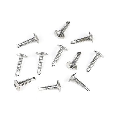 Μαύρο από ανοξείδωτο χάλυβα Phillips Wafer Head Self Drilling Screws Tornillos Acero Inoxidable