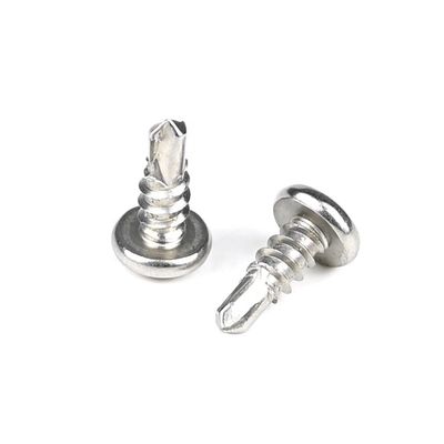 Προσαρμοσμένη υποστήριξη Μαύρο Phillips Cross Recessed Pan Head Sus 304 Αυτοτρυπτικές βίδες 3,5x10mm