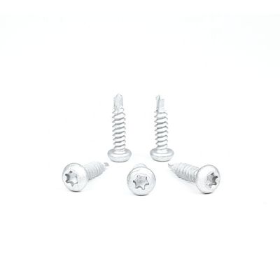 Δυομεταλλικός ανοξείδωτος χάλυβας 304 Torx Pan Head Self Drilling Screws Αδιάβροχη βίδα