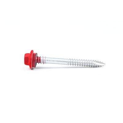 Ατσάλι από ανοξείδωτο χάλυβα Tek βίδα Hex Flange Head Αυτοτρύπανση Αυτοτρύπανση βίδες με πλυντήριο EPDM