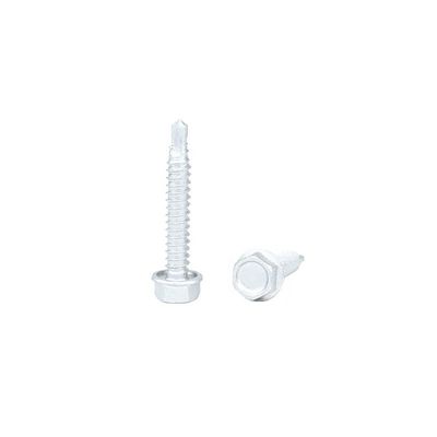 Χάλυβα 6.3x38mm Hex Flange Head Tek βίδες για τοποθέτηση φωτεινής χάλυβα οικισμού σημείο
