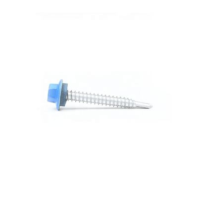 Χρώμα Torx Drive Ζωγραφισμένη φλέβα Hex Head Αυτοτρύπανση Tek βίδα