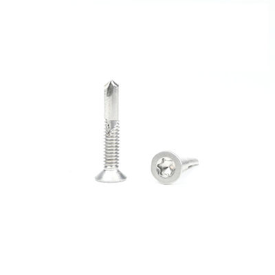 Τυποποιημένο μαύρο Csk Flat Head Torx αυτοτρυπάνιση βίδα από ανοξείδωτο χάλυβα Tornillos