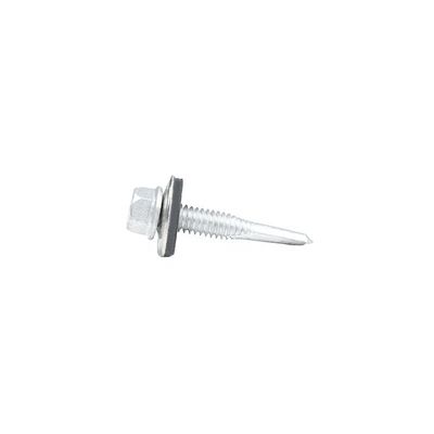 SS410 Φλάντζη Hex Head Ατσάλινη αυτοσυσκευασμένη γεώτρηση βίδες με EPDM πλυντήριο